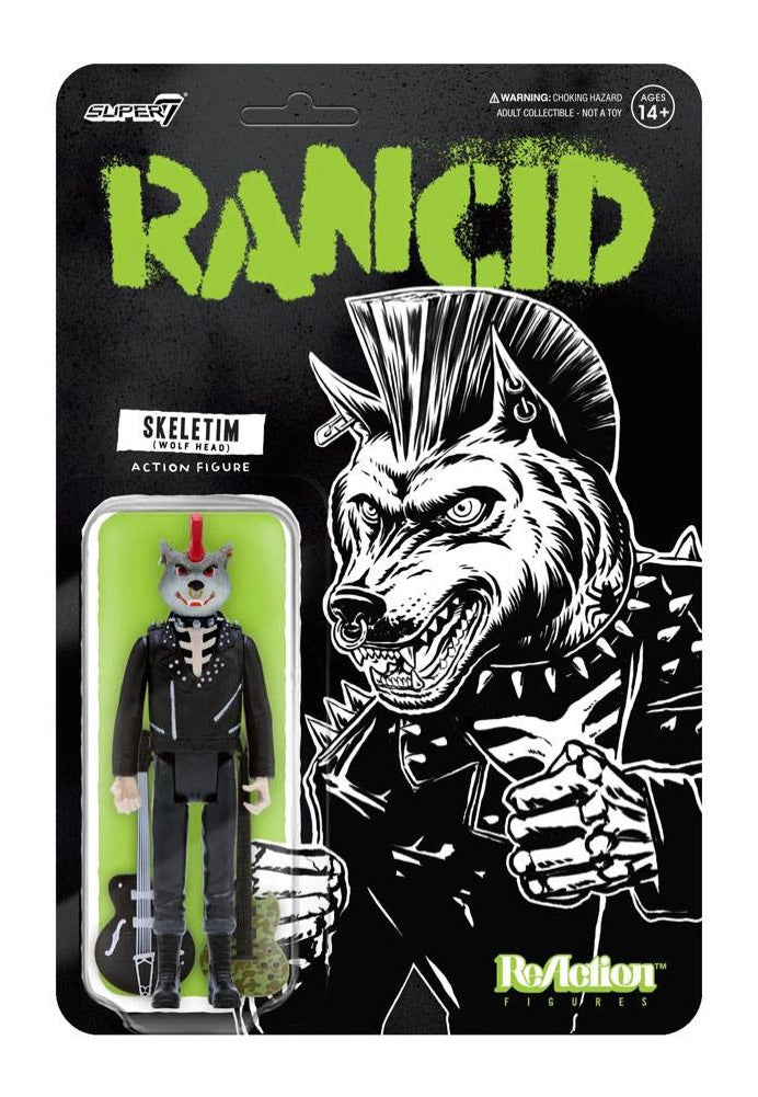 Rancid - Skeletim (Wolf Head) ReAction - Action Figure | Neutral-Image