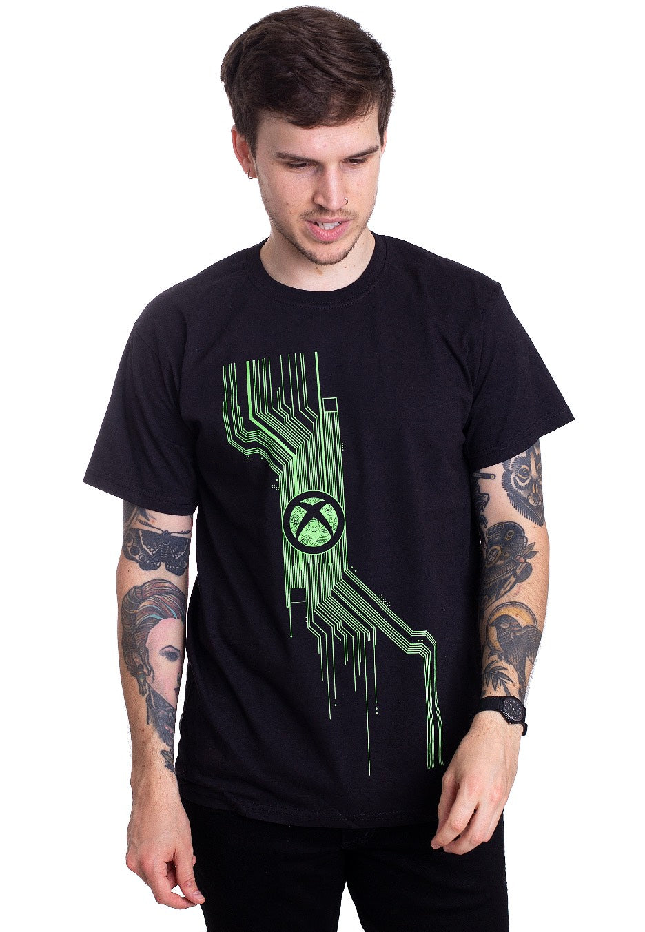 Xbox - Circuit Board Logo - T-Shirt | Men-Image