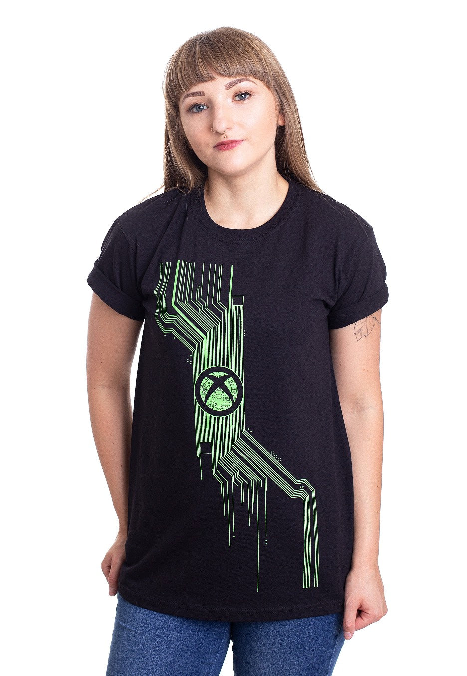 Xbox - Circuit Board Logo - T-Shirt | Women-Image