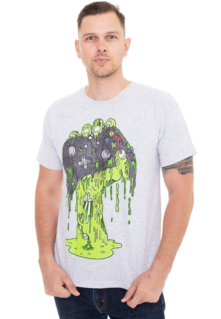 Xbox - Zombie Hand Grey - T-Shirt | Men-Image