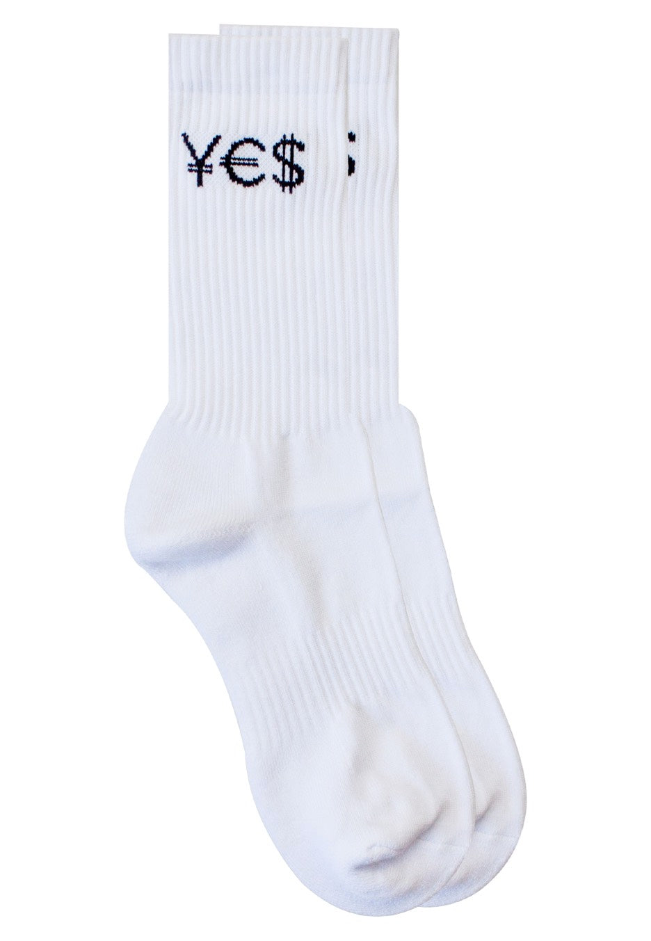 YES - ¥€$ White - Socks | Neutral-Image