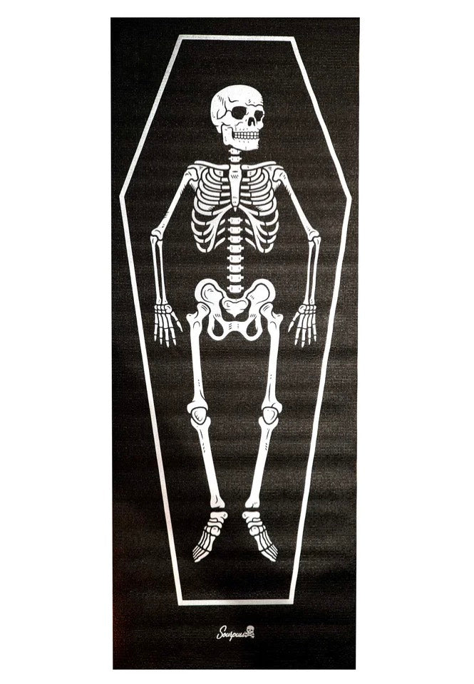 Sourpuss Clothing - Corpse Pose Black - Yoga Mat | Neutral-Image