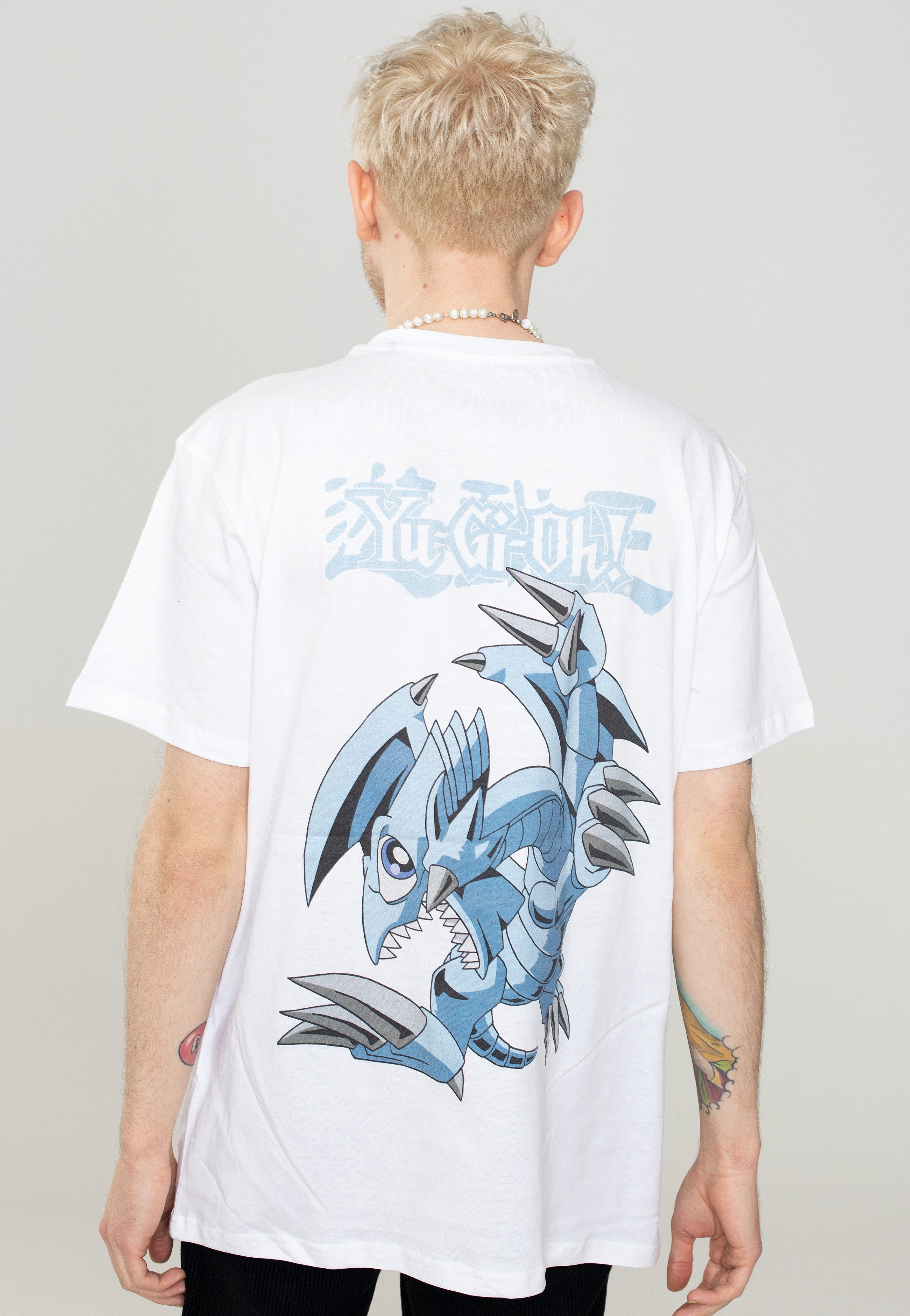 Yu Gi Oh! - Blue-Eyes Toon Dragon White - T-Shirt | Men-Image