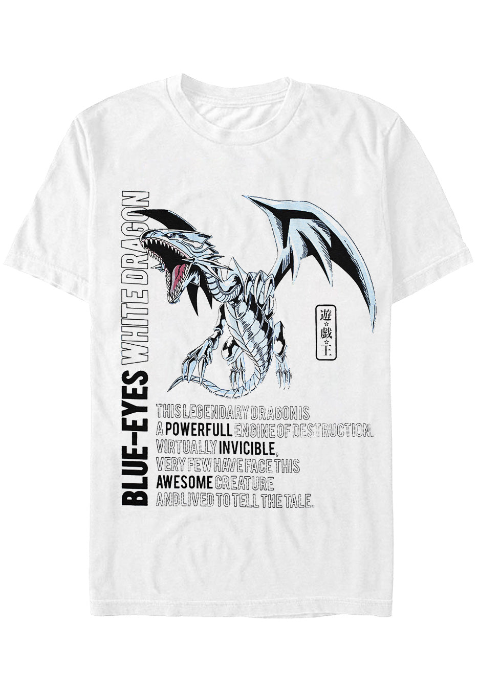 Yu Gi Oh! - Blue-Eyes White Dragon White - T-Shirt | Neutral-Image