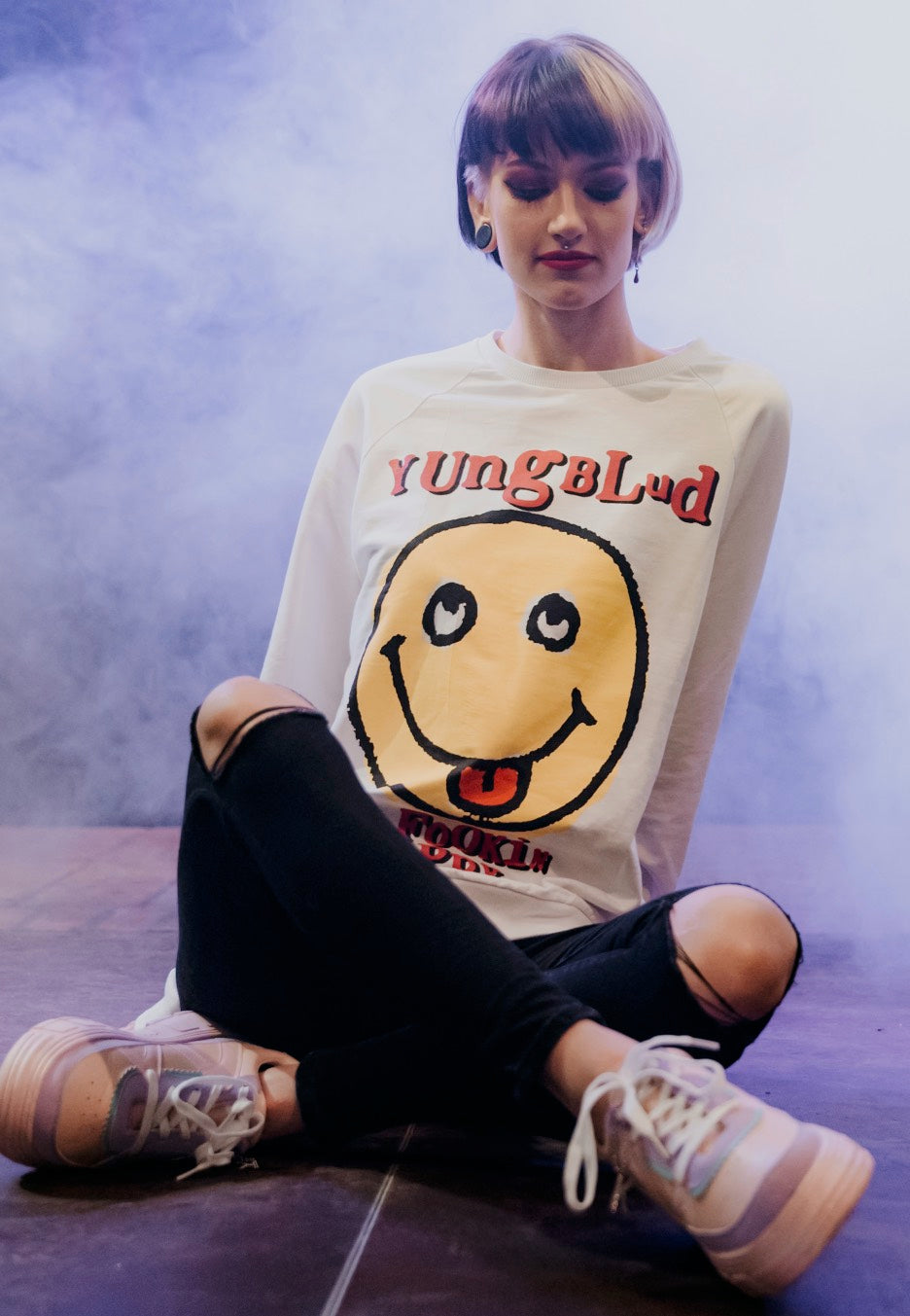 Yungblud - Raver Smile White - Longsleeve | Women-Image