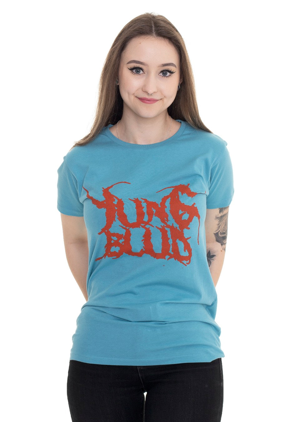 Yungblud - Deadhappy (Backprint) Blue - T-Shirt | Women-Image