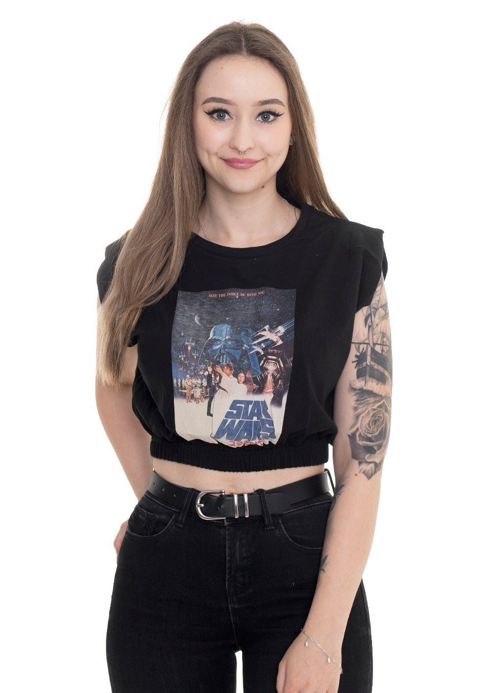 Star Wars - Logo Japanese Crop - Top | Women-Image