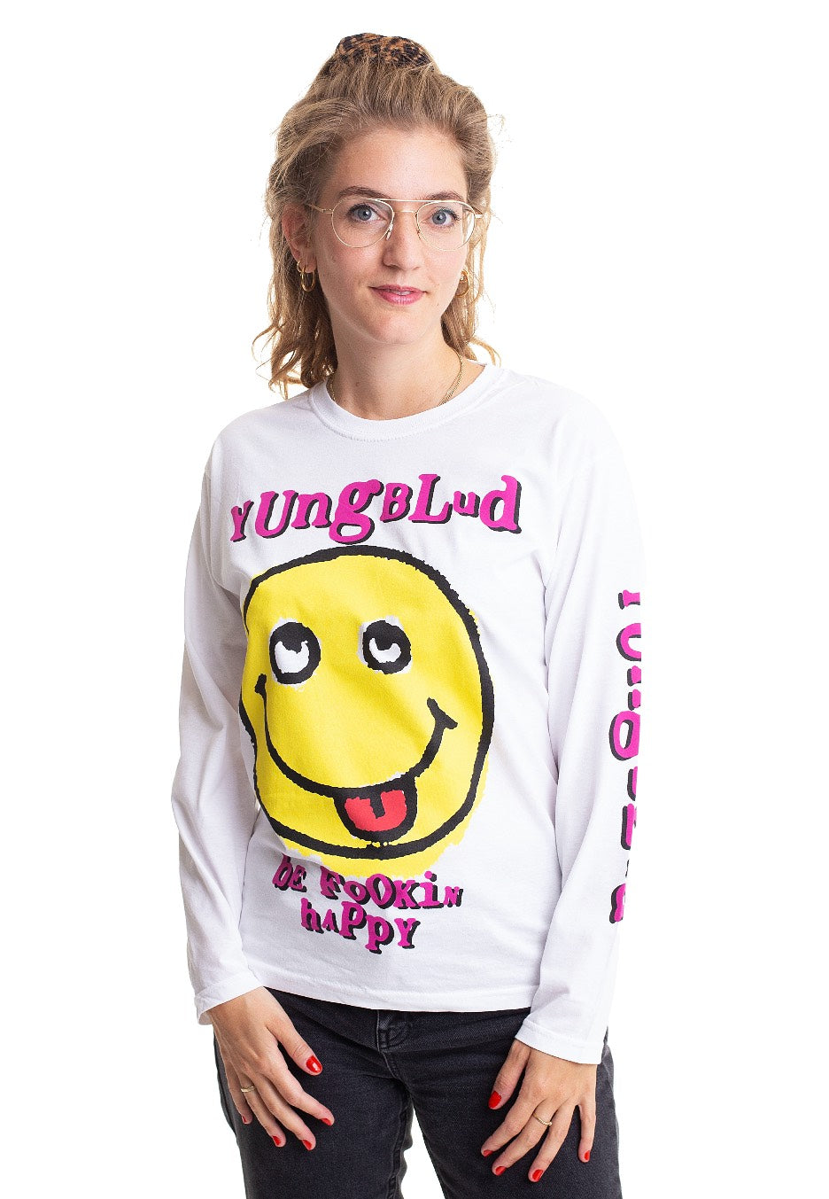 Yungblud - Raver Smile White - Longsleeve | Women-Image