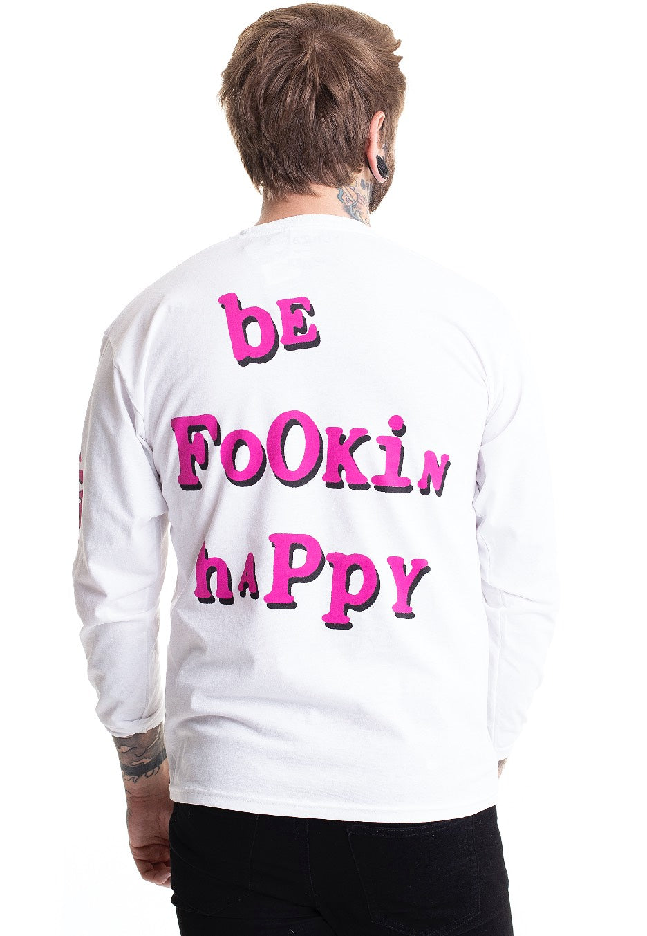 Yungblud - Raver Smile White - Longsleeve | Men-Image