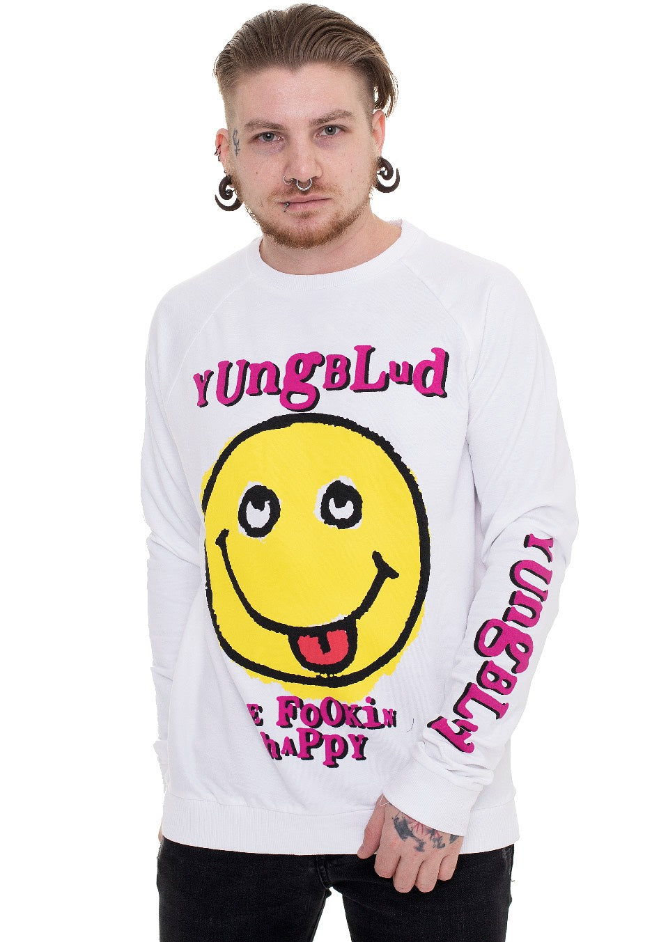 Yungblud - Raver Smile White - Sweater | Men-Image