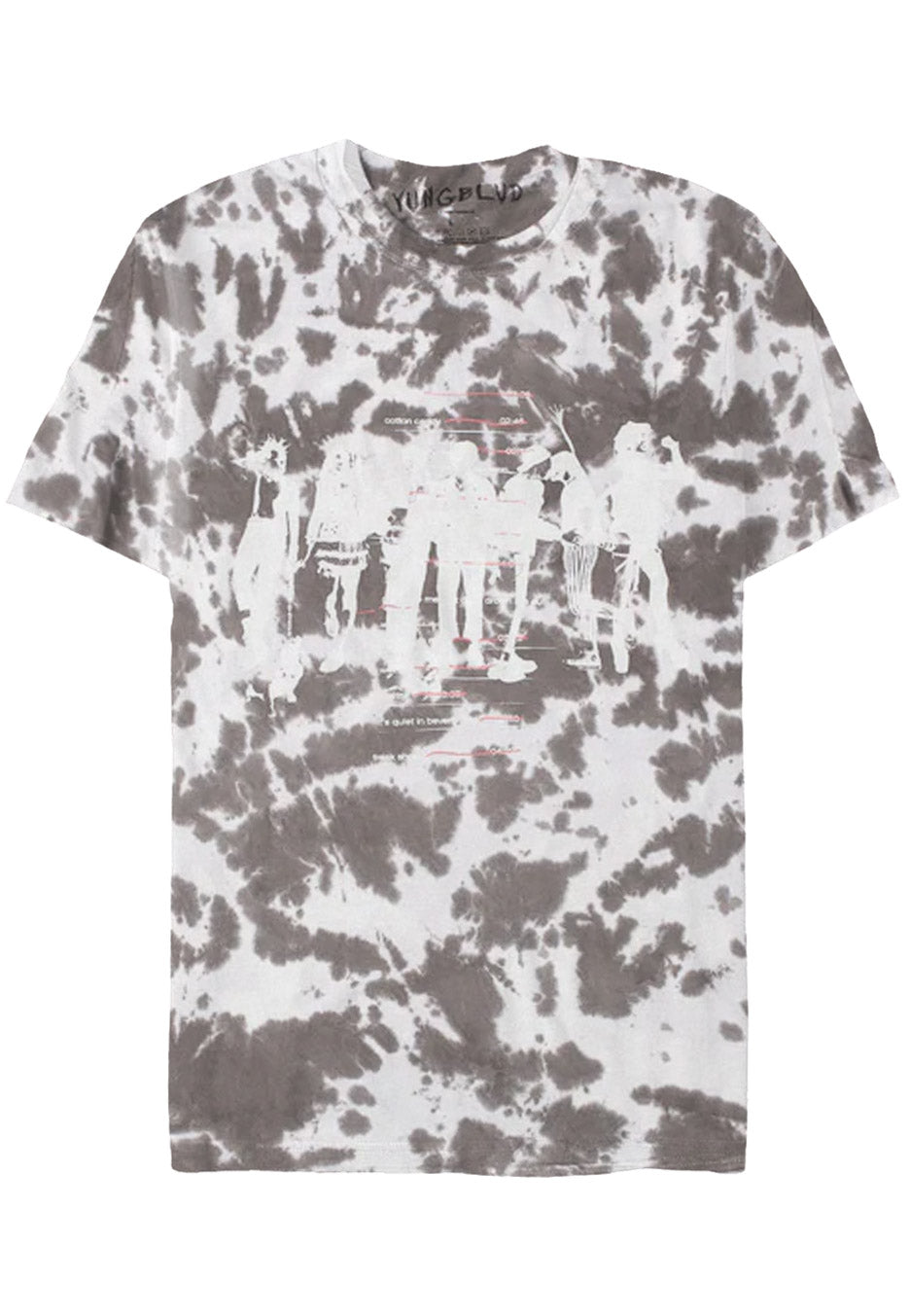 Yungblud - Weird Tracklist Dip-Dye - T-Shirt | Neutral-Image