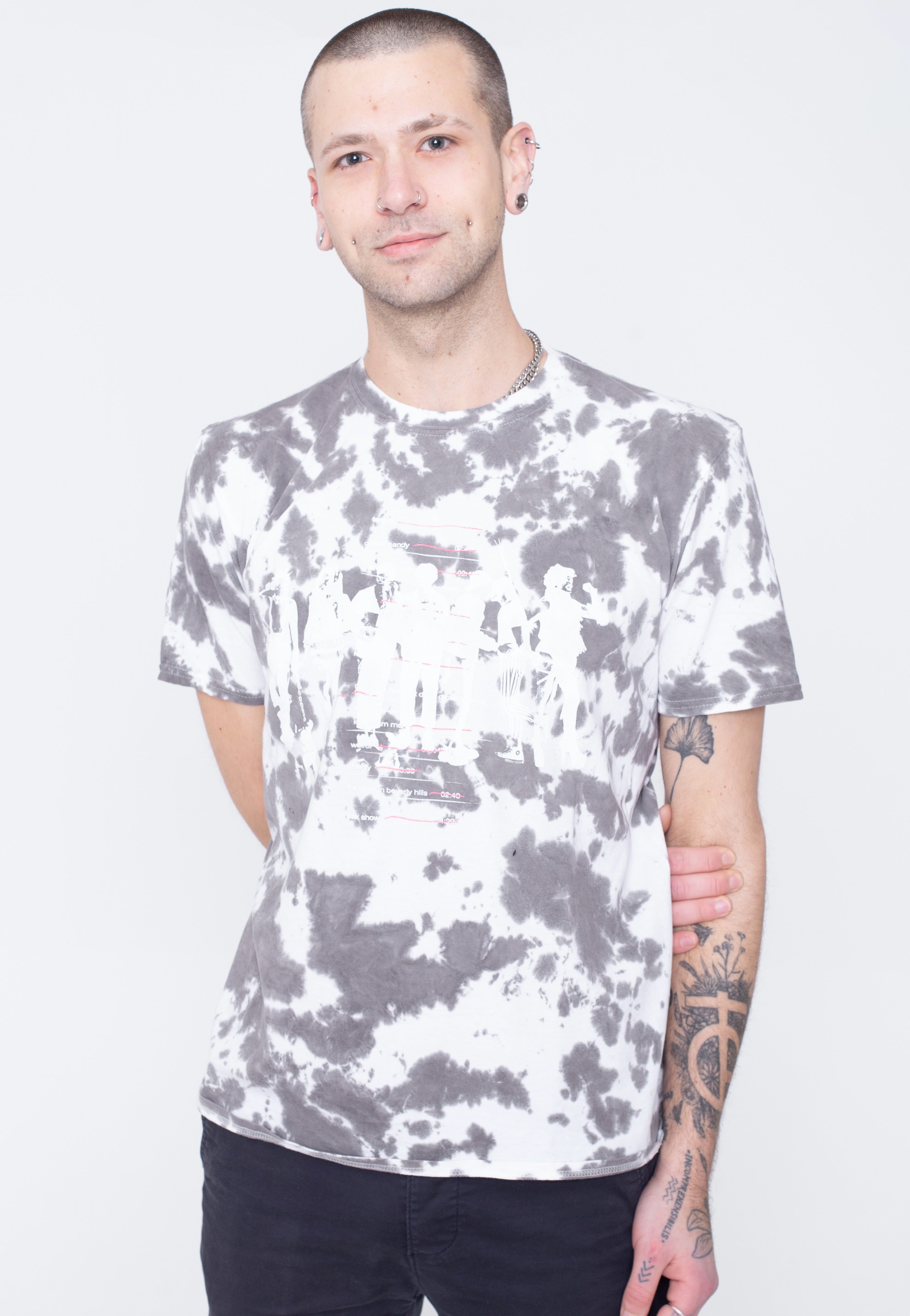 Yungblud - Weird Tracklist Dip-Dye - T-Shirt | Men-Image