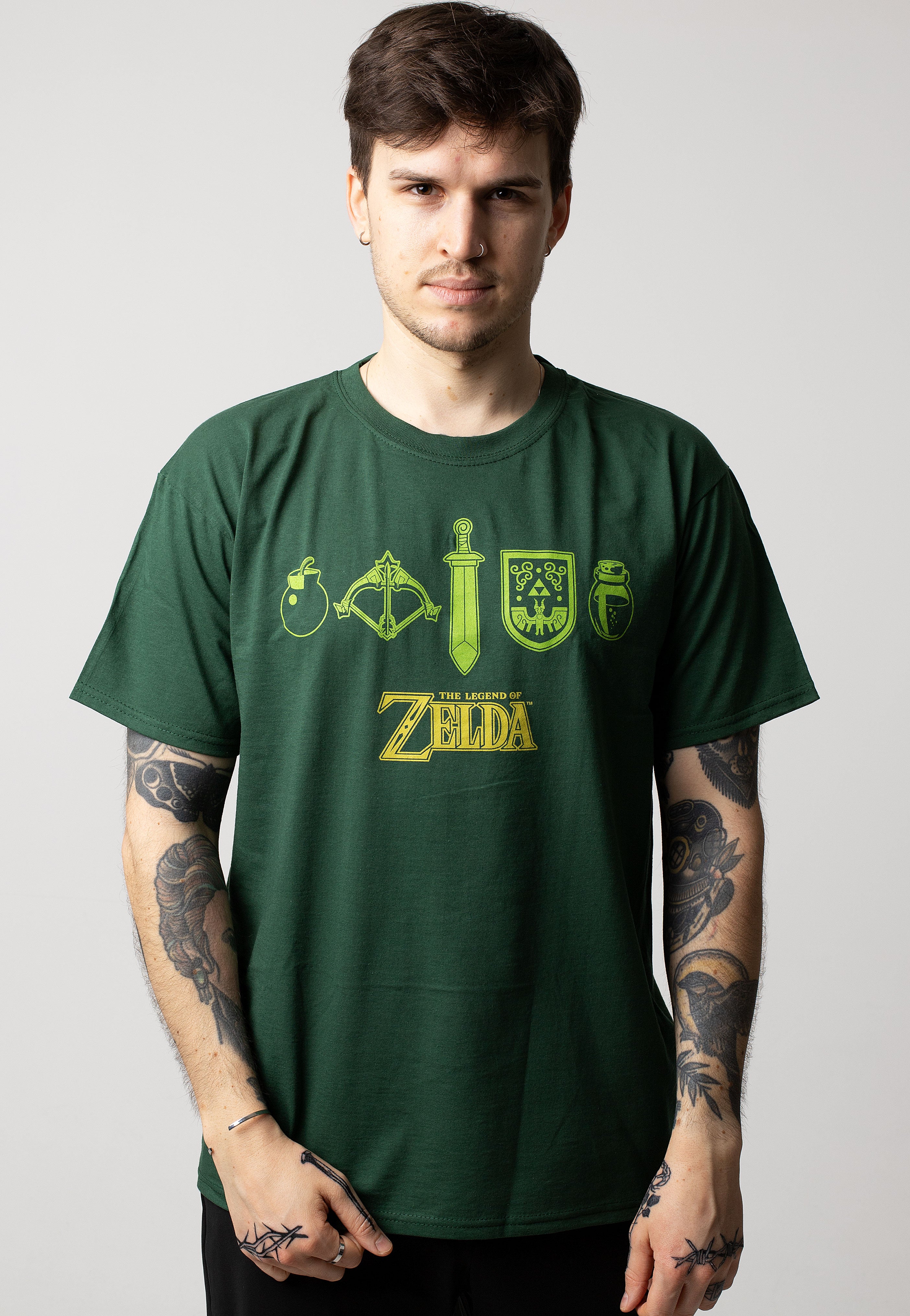 The Legend Of Zelda - Quest Essentials Green - T-Shirt | Men-Image